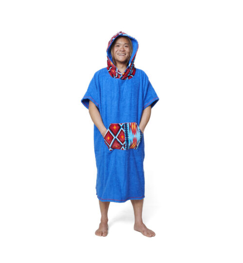 bomb waves aztec kangaroo pocket changing towel