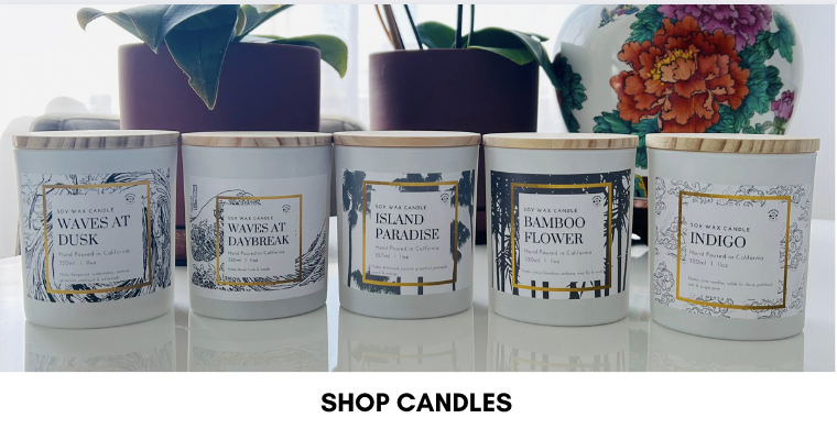 An assortment of our soy wax candles.